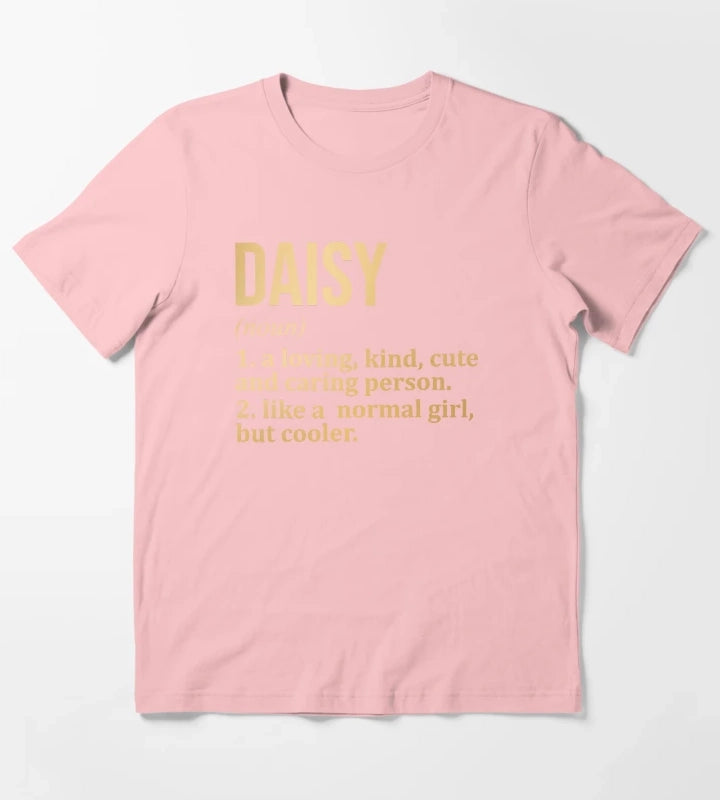 Daisy Name Definition in Gold T-Shirt Dark Grey