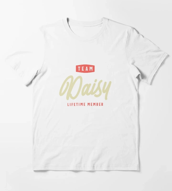 Daisy Name Personalized Birthday Name Daisy T-Shirt White
