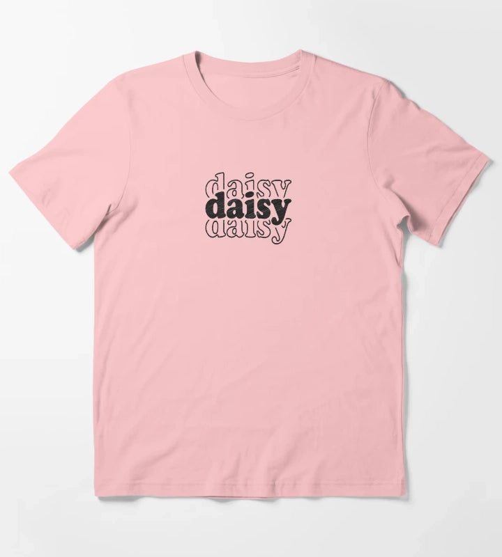 Daisy Name Personalized T-Shirt Dark Grey