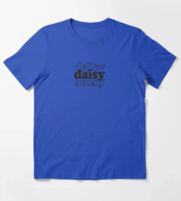 Daisy Name Personalized T-Shirt Blue