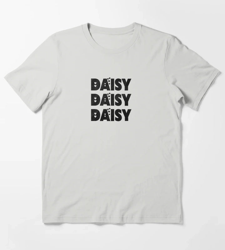 Daisy Personalized Custom Girl Name T-Shirt Light Grey