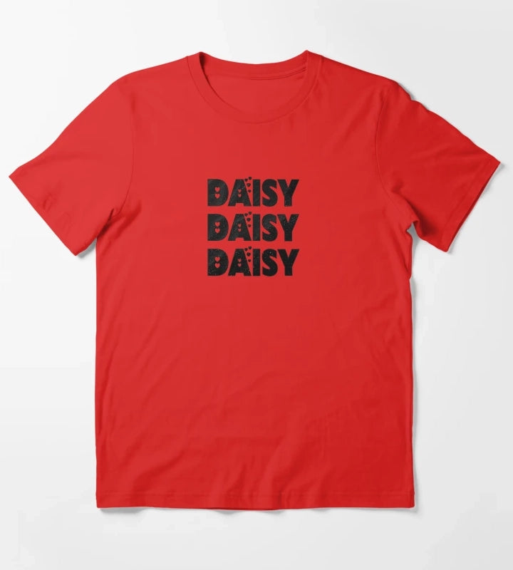 Daisy Personalized Custom Girl Name T-Shirt Red