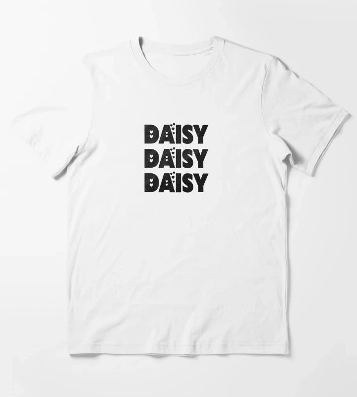 Daisy Personalized Custom Girl Name T-Shirt White