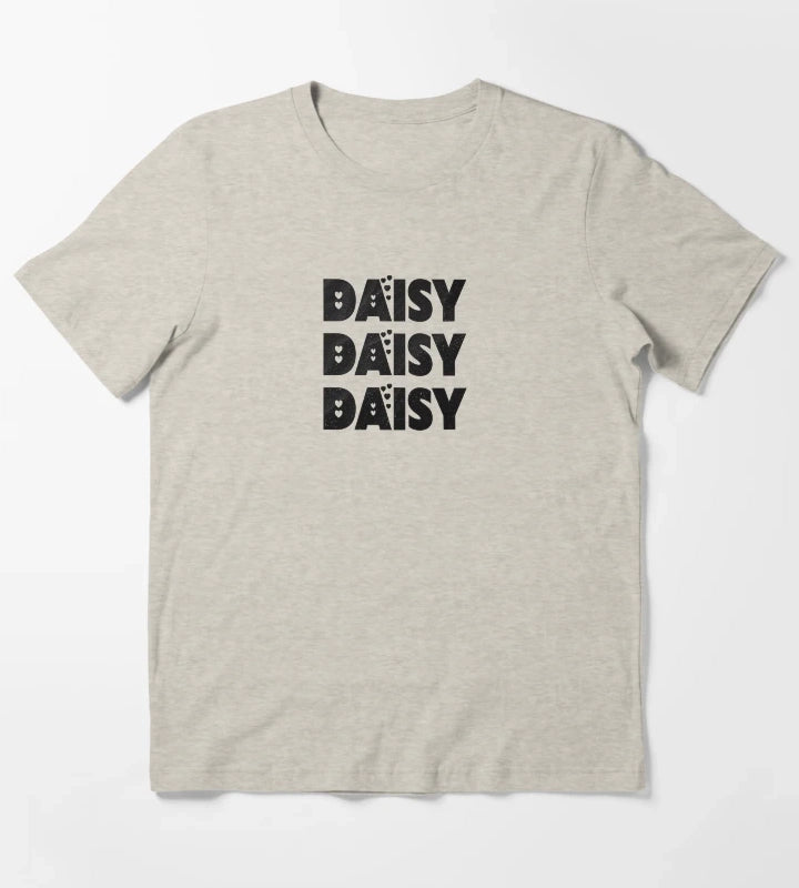 Daisy Personalized Custom Girl Name T-Shirt Cream