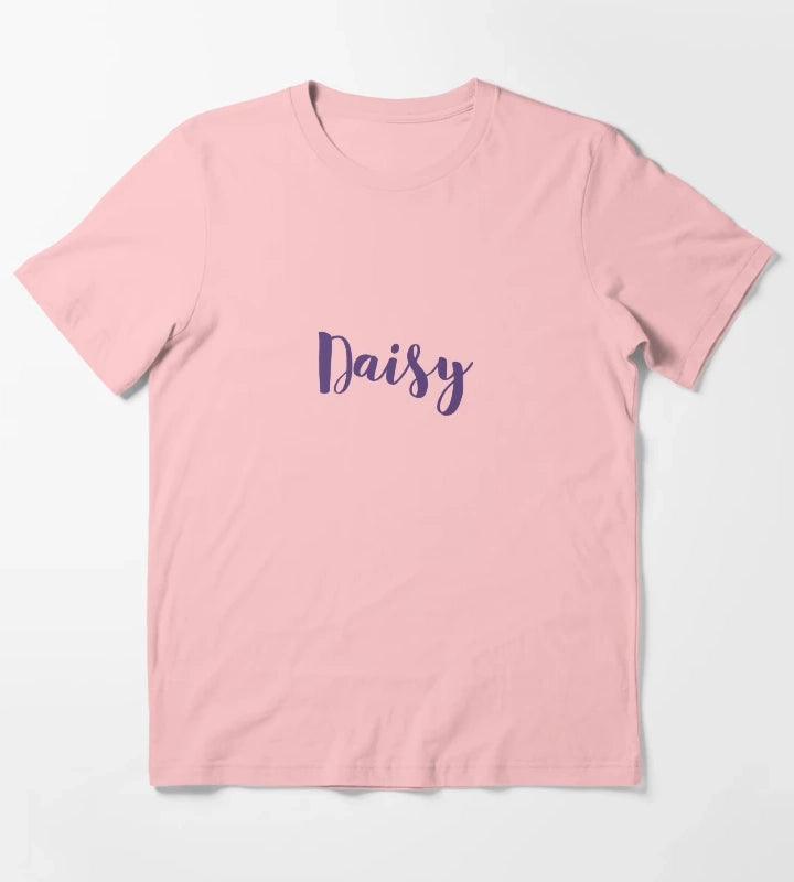Daisy Personalized Design T-Shirt Dark Grey