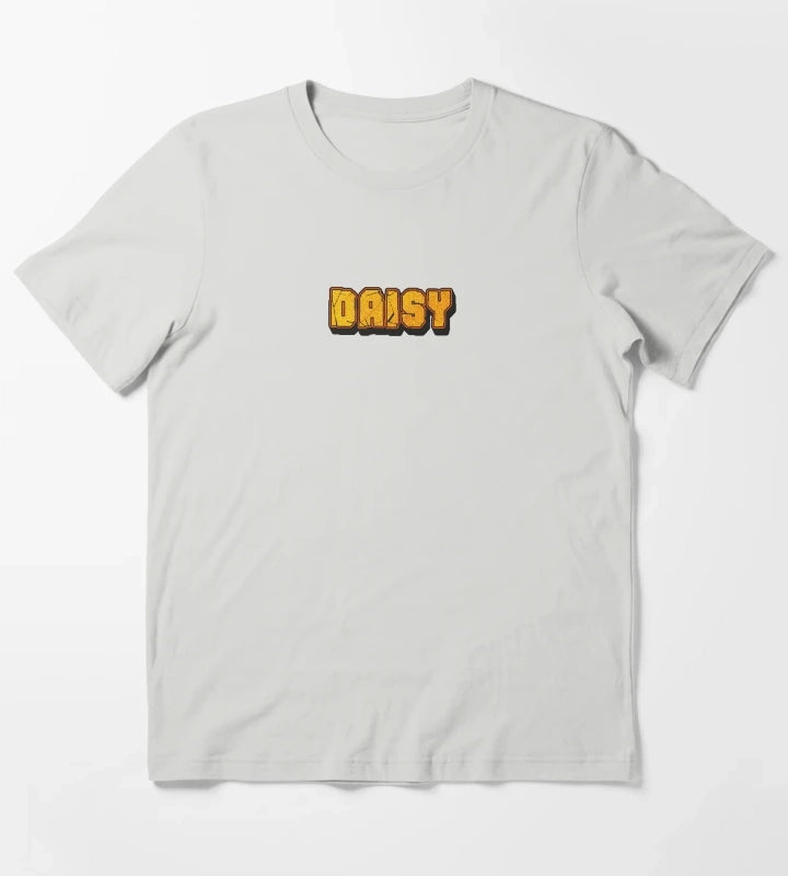 Daisy Personalized Name Cool Funny Custom Gift for Women and Girls T-Shirt Light Grey