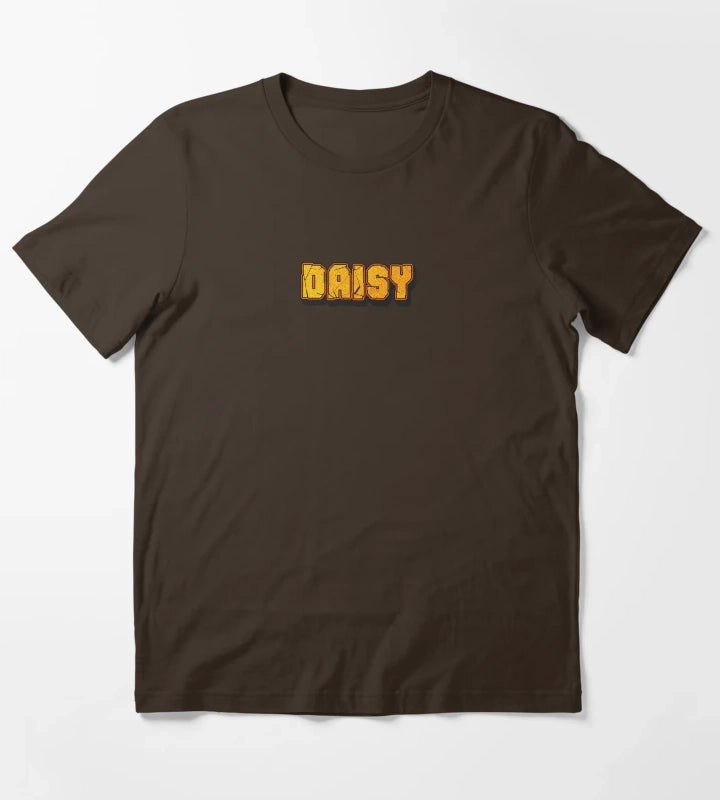 Daisy Personalized Name Cool Funny Custom Gift for Women and Girls T-Shirt Brown