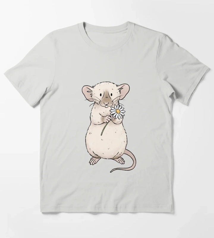 Daisy Rat T-Shirt Light Grey