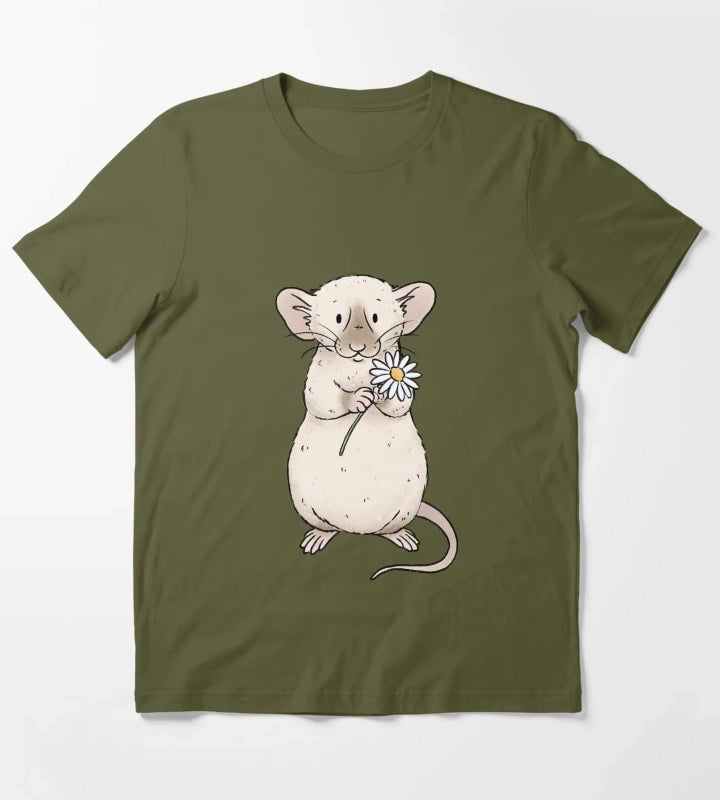 Daisy Rat T-Shirt Olive Green