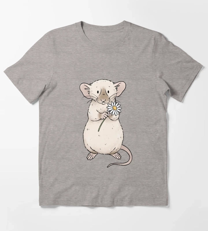 Daisy Rat T-Shirt Heather Grey