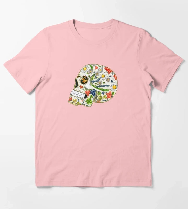 Daisy Skull T-Shirt Dark Grey
