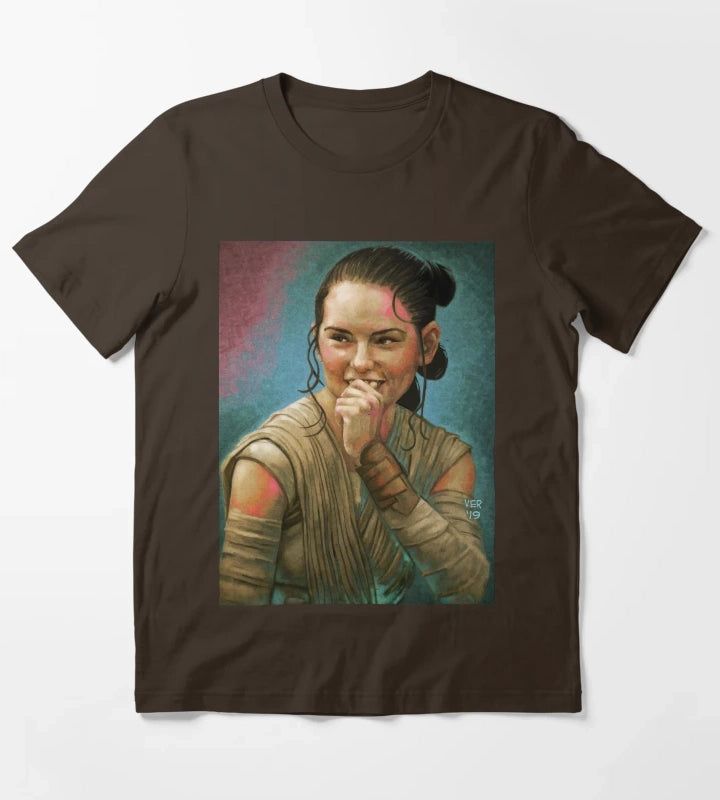 Daisy Smile T-Shirt Brown