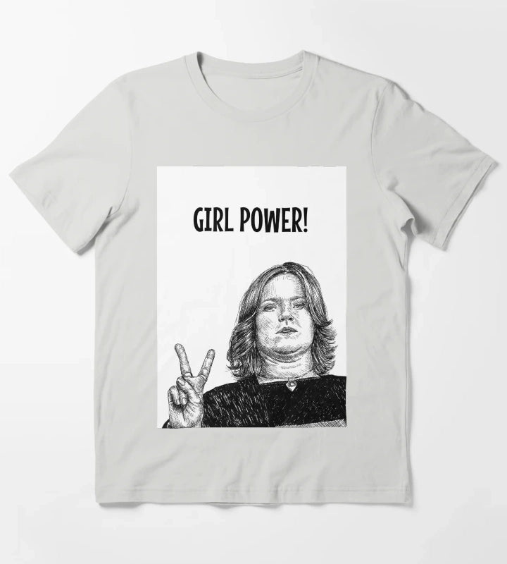 Daisy Steiner Spaced Girl Power T-Shirt Light Grey