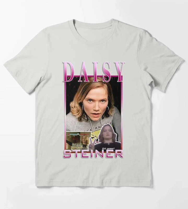 Daisy Steiner Spaced Tribute T-Shirt Light Grey