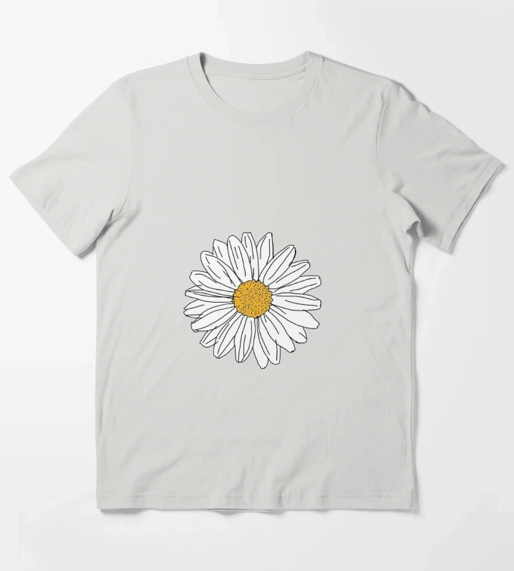 Daisy T-Shirt Light Grey