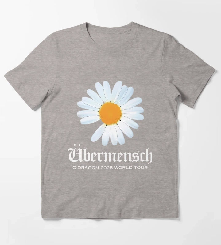 Daisy Ubermensch GDragon World Tour 2025 T-Shirt Heather Grey