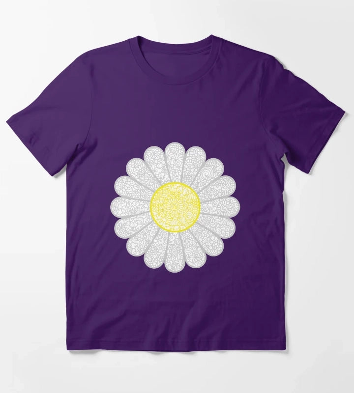 Daisy Zen T-Shirt Purple