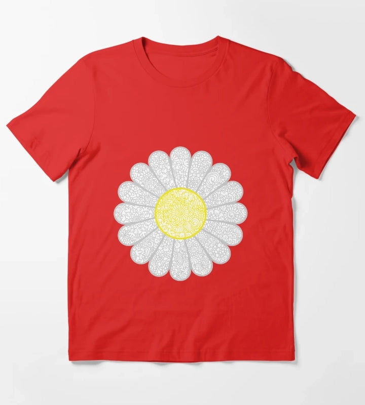 Daisy Zen T-Shirt Red