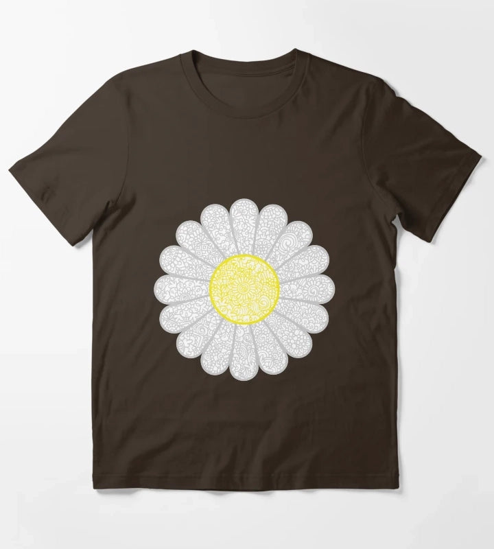 Daisy Zen T-Shirt Brown
