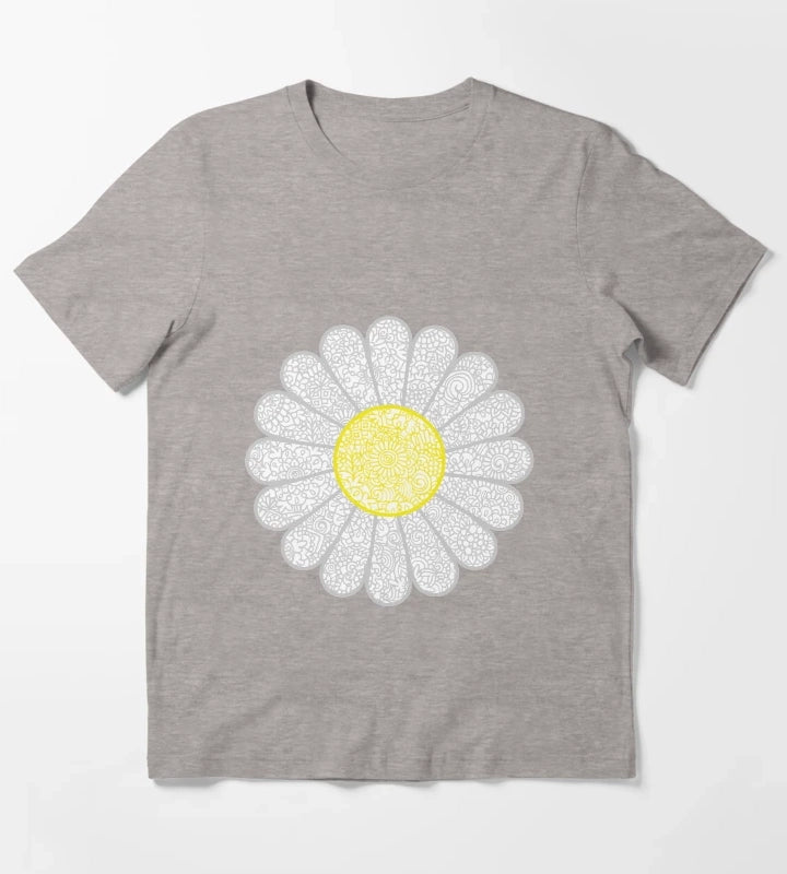 Daisy Zen T-Shirt Heather Grey