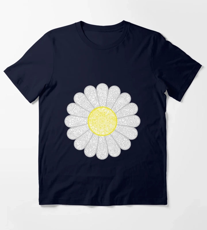 Daisy Zen T-Shirt Navy