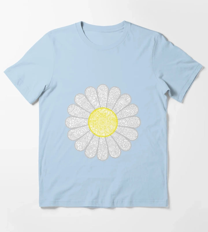 Daisy Zen T-Shirt Sky Blue