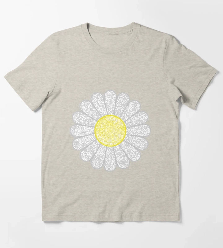 Daisy Zen T-Shirt Cream