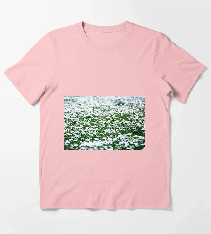 Daisy bloom artwork T-Shirt Dark Grey