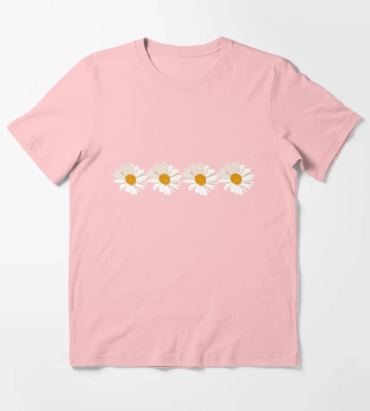 Daisy design T-Shirt Dark Grey