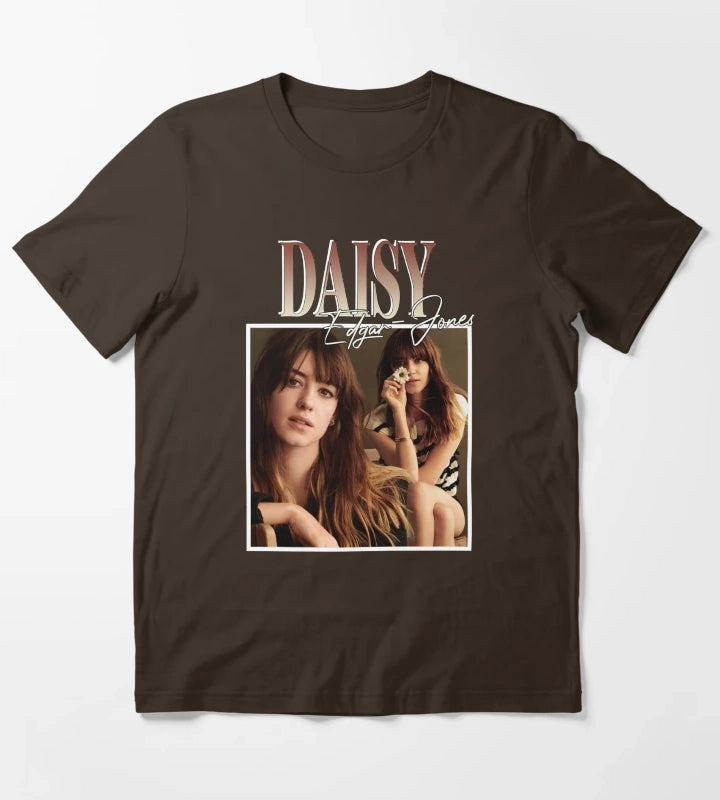 Daisy edgar jones T-Shirt Brown