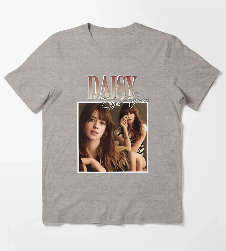 Daisy edgar jones T-Shirt Heather Grey