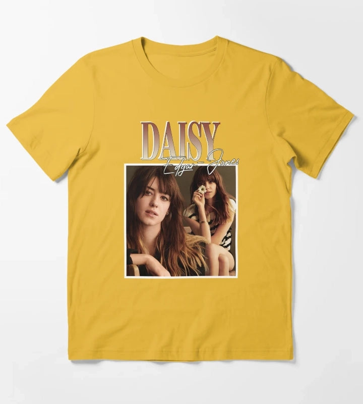 Daisy edgar jones T-Shirt Yellow