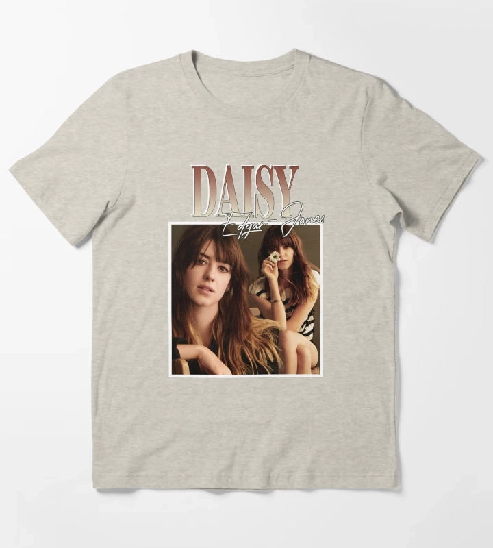 Daisy edgar jones T-Shirt Cream