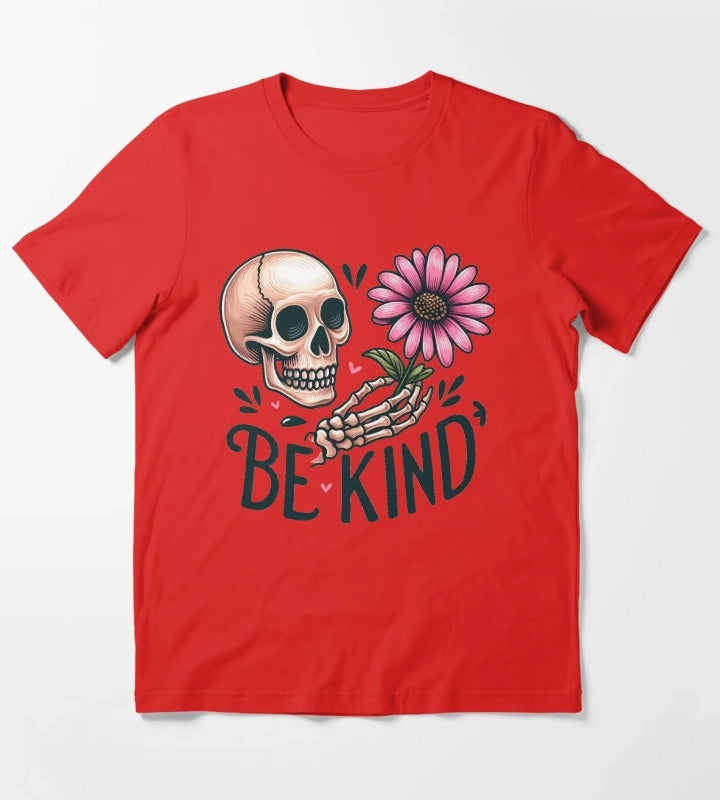 Daisy flower Be Kind T-Shirt Red