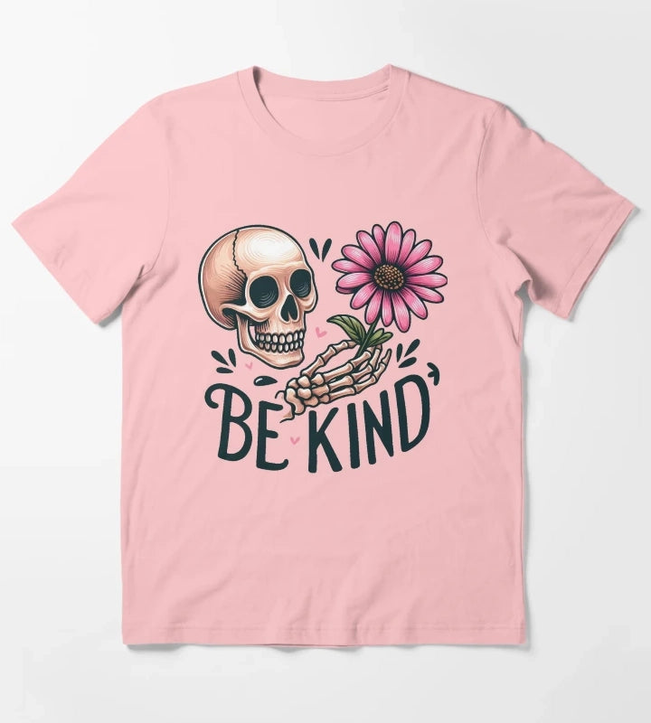 Daisy flower Be Kind T-Shirt Dark Grey
