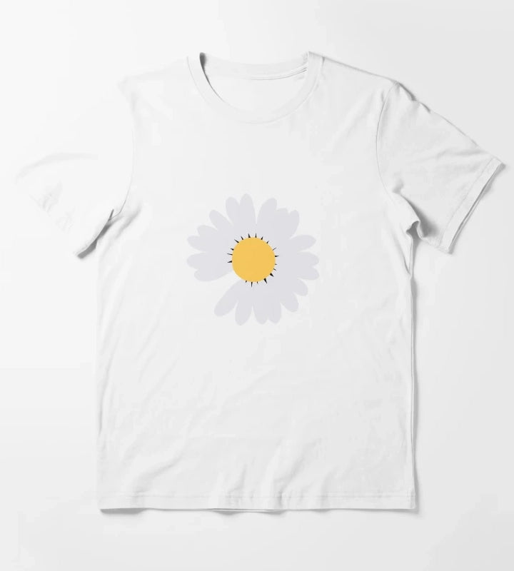 Daisy flower T-Shirt White