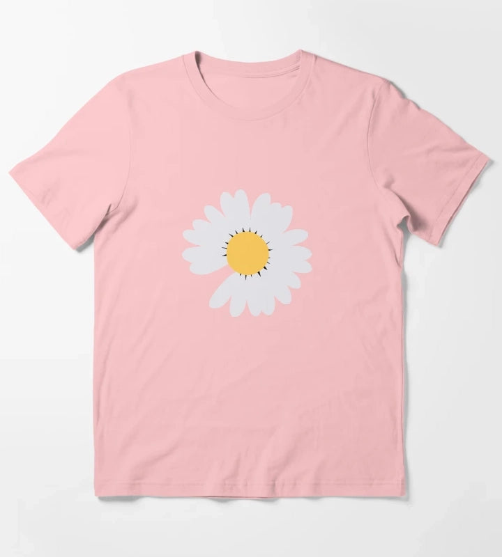Daisy flower T-Shirt Dark Grey
