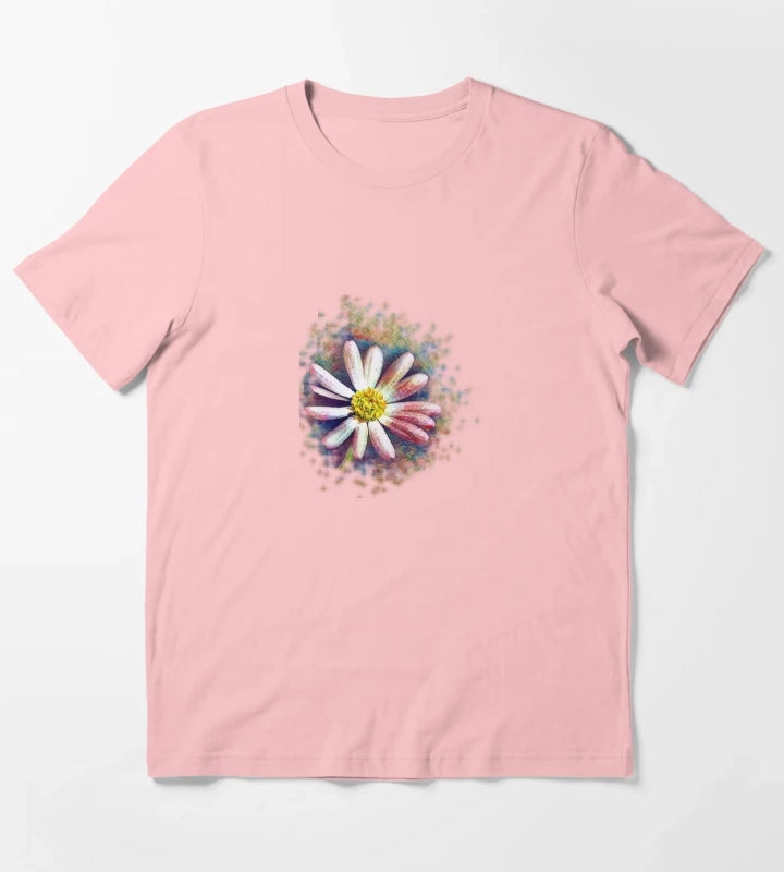 Daisy flower art T-Shirt Dark Grey