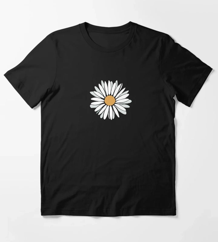 Daisy flower nature drawings T-Shirt
