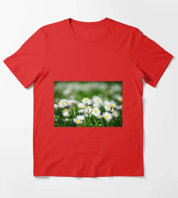 Daisy land art work T-Shirt Red