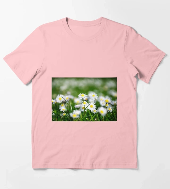 Daisy land art work T-Shirt Dark Grey