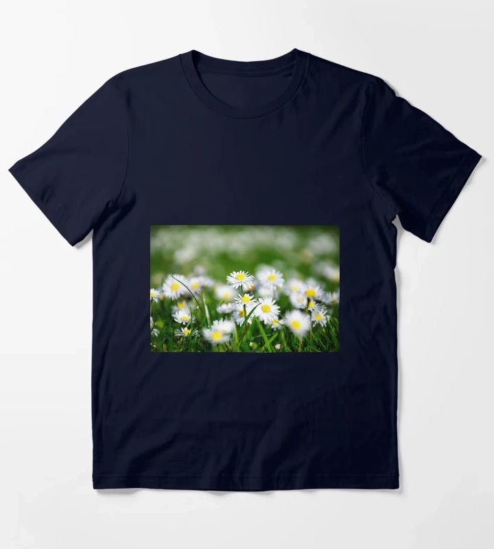 Daisy land art work T-Shirt Navy