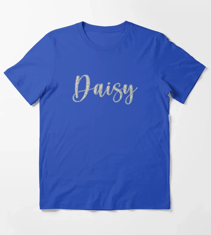 Daisy name Dalmatian pattern Daisy first name T-Shirt Blue