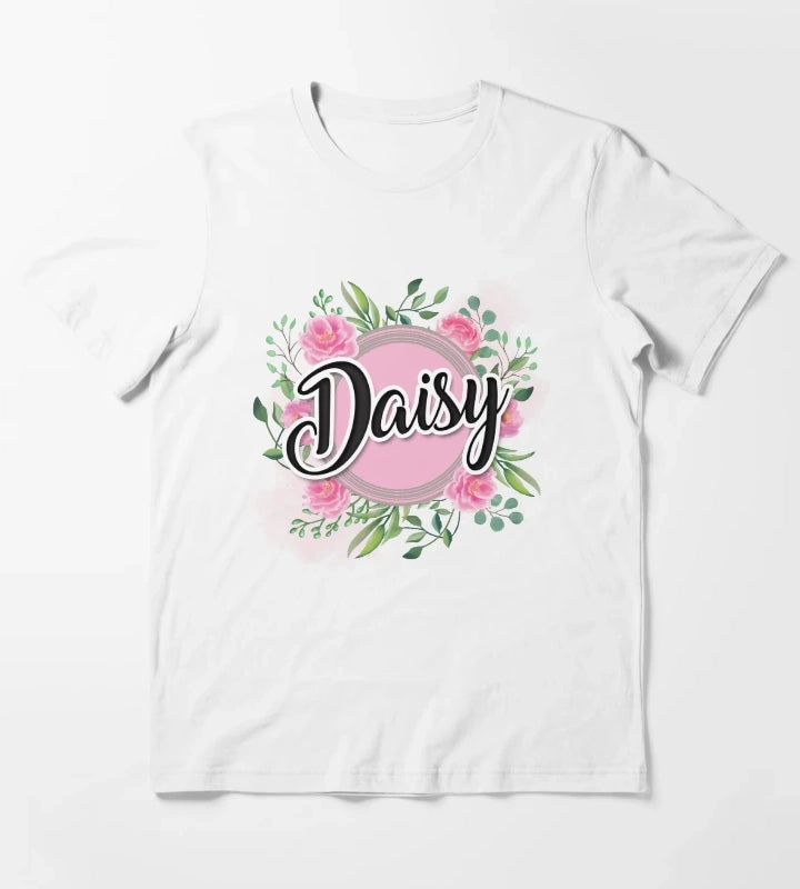 Daisy name T-Shirt White