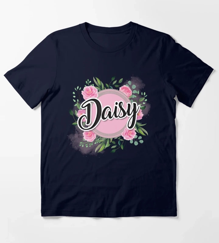 Daisy name T-Shirt Navy