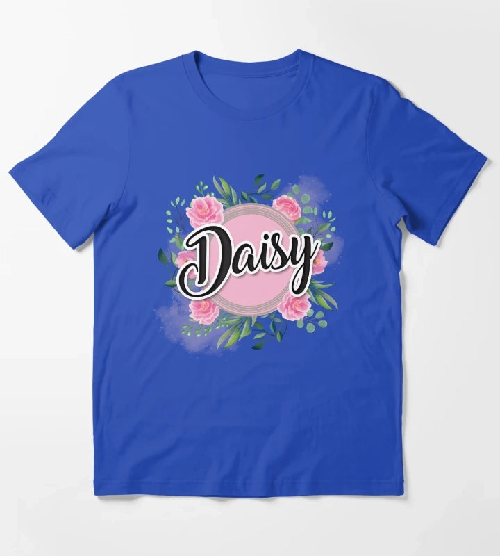 Daisy name T-Shirt Blue