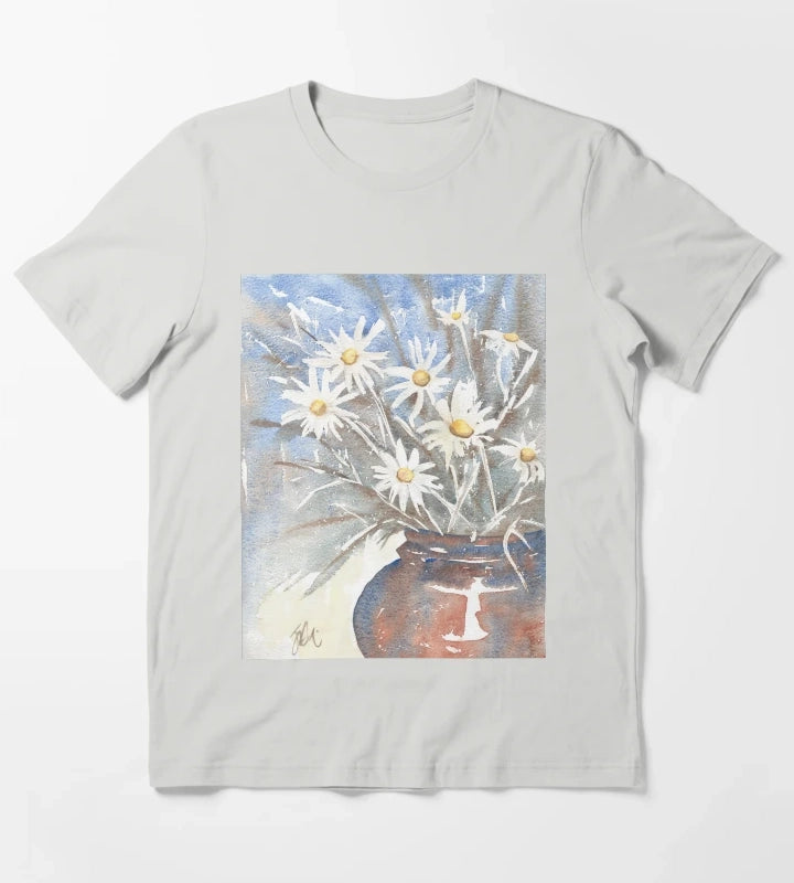 Daisy pot T-Shirt Light Grey
