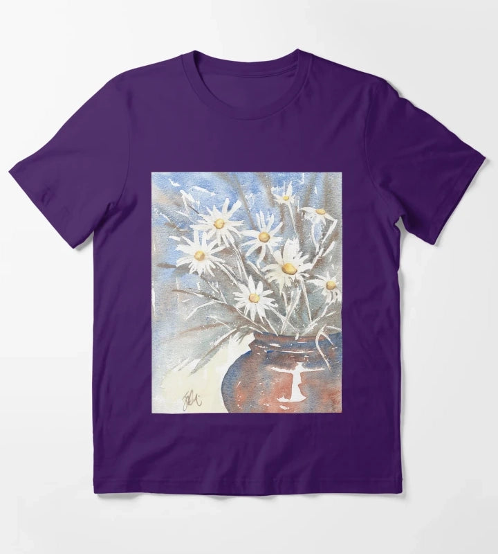 Daisy pot T-Shirt Purple