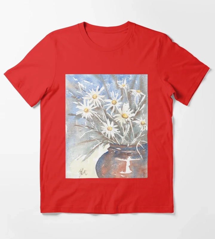 Daisy pot T-Shirt Red