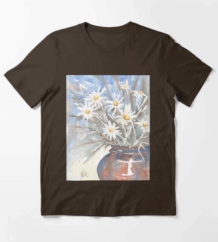 Daisy pot T-Shirt Brown